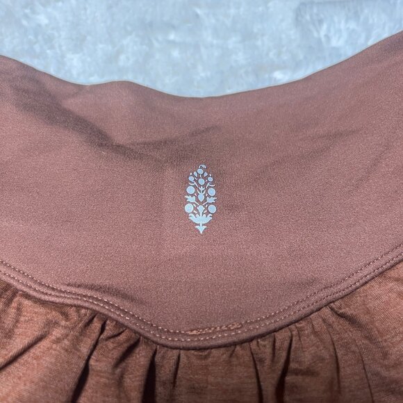 FP Movement Love Tank Skirted Shorts Cargan Oil‎ Brown – XS NWT - Picture 8 of 9